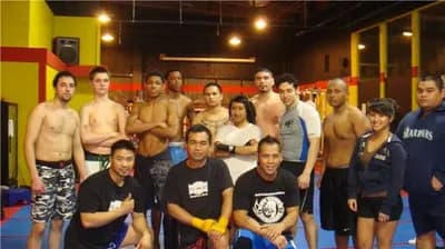 The original South Sound Martial Arts training floor